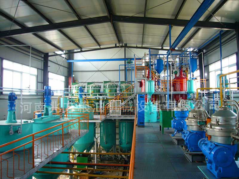 連續(xù)脫酸脫色工段